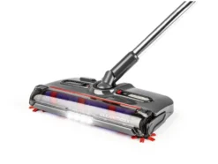Akku-Besen mit Licht 3,7V grau