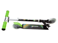 Aluminium Scooter 125 mm, mit LED-Leuchtrollen