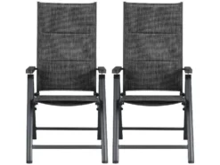 Alu-Premium-Set »Toronto«, 9-teilig - Ausziehtisch & 8 Klappsessel