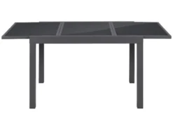 Alu-Premium-Set »Toronto«, 7-teilig - Ausziehtisch & 6 Klappsessel