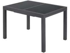 Alu-Premium-Set »Toronto«, 5-teilig - Ausziehtisch & 4 Klappsessel