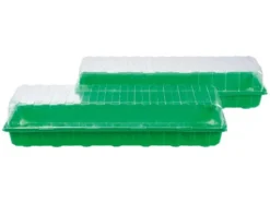 Anzuchtkasten-Set, mit 20 Pflanzplätzen je Schale