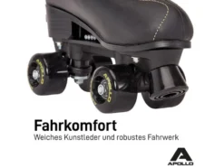 Apollo Rollschuhe »Disco Quads«, größenverstellbar, Größe 31 - 42, ab 6 Jahren