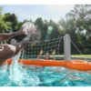 Aufblasbares Pool-Volleyballnetz / Aufblasbares Pool-Tor-und-Korb-Set