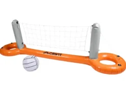 Aufblasbares Pool-Volleyballnetz / Aufblasbares Pool-Tor-und-Korb-Set