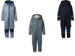 Baby Kleinkinder Matsch- und Buddel-Overall Softshell, gefüttert