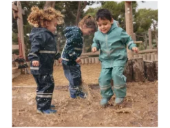 Baby Kleinkinder Matsch- und Buddeljacke, gefüttert