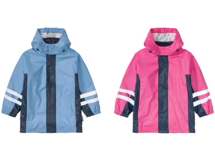 Baby Kleinkinder Regenjacke mit Fleece-Innenjacke