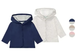 Baby Sweatjacke, 2 Stück, aus reiner Bio-Baumwolle