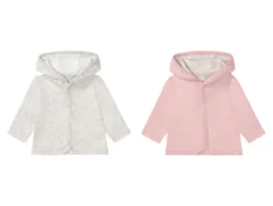 Baby Sweatjacke, 2 Stück, aus reiner Bio-Baumwolle