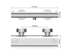 Badarmatur »CARNEO«, mit Thermostat
