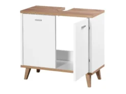 Badmöbel-Set »Corfu« (Waschbeckenunterschrank & Seitenschrank)