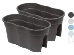 Balkonkasten »Flowerclip XL«, 2er Set