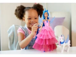 Barbie Saphire Puppe mit Einhorn