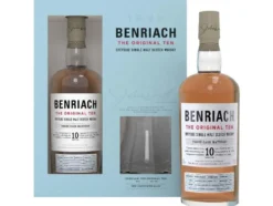 BenRiach Single Malt Scotch Whisky 10 Jahre mit Geschenkbox und Glas 43% Vol