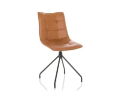 Besucherstuhl / Dining Stuhl TARVISO PU Braun