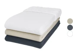 Bi-Elastic-Boxspring-Spannbettlaken, 180-200 x 200 cm, Steghöhe bis 10 cm