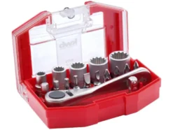 Bit-Box mit Gürtelclip, 17-teilig