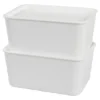 Boxen mit Deckeln, 6 x 1,2 l