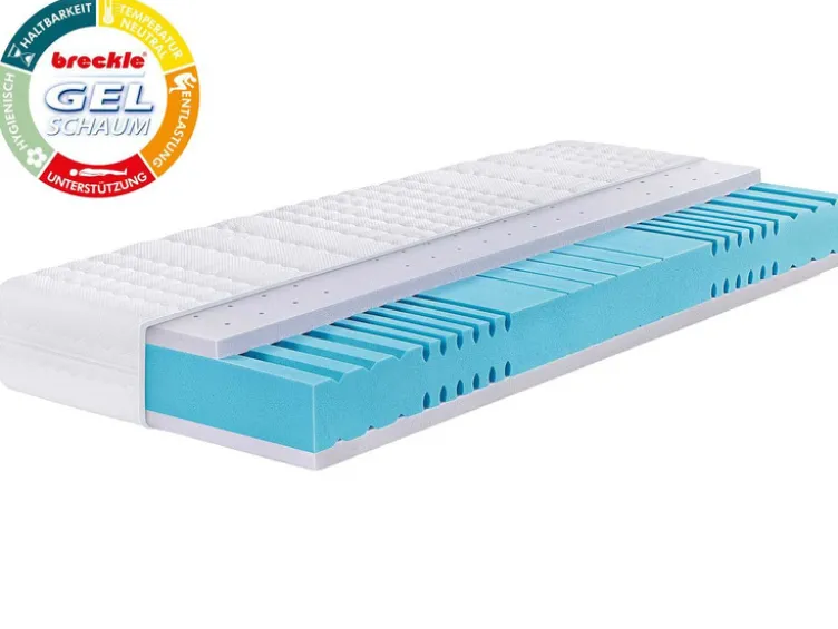 Breckle 7-Zonen-Gelschaum-Matratze »Gel-Sensation First Class«, 25 cm Höhe