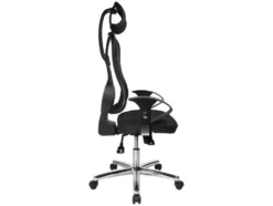 Bürostuhl / Drehstuhl DELUXE, schwarz