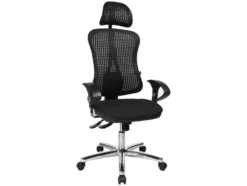Bürostuhl / Drehstuhl DELUXE, schwarz
