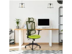 Bürostuhl / Drehstuhl ERGOMY Sitz Stoff / Rücken Netzstoff