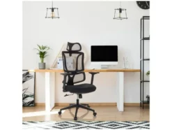 Bürostuhl / Drehstuhl ERGOMY Sitz Stoff / Rücken Netzstoff