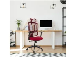 Bürostuhl / Drehstuhl ERGOMY Sitz Stoff / Rücken Netzstoff