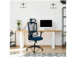 Bürostuhl / Drehstuhl ERGOMY Sitz Stoff / Rücken Netzstoff