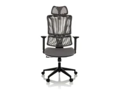 Bürostuhl / Drehstuhl ERGOMY Sitz Stoff / Rücken Netzstoff