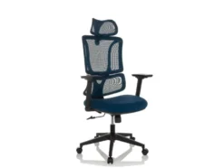 Bürostuhl / Drehstuhl ERGOMY Sitz Stoff / Rücken Netzstoff
