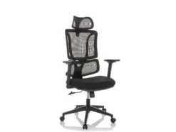 Bürostuhl / Drehstuhl ERGOMY Sitz Stoff / Rücken Netzstoff