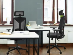 Bürostuhl / Drehstuhl »KODIAK«, höhenverstellbar, schwarz