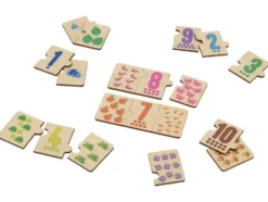 Buchstaben-Steckspiel / Zahlen-Puzzle / Körper-Puzzle