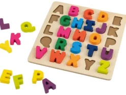 Buchstaben-Steckspiel / Zahlen-Puzzle / Körper-Puzzle