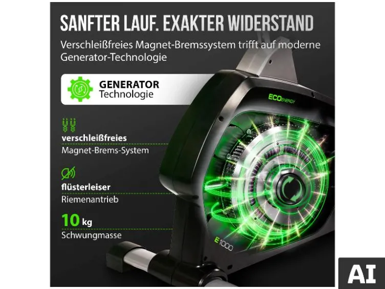 Christopeit Sport Heimtrainer Ergomter »Eco 1000«