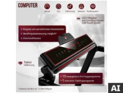 Christopeit Sport Laufband »TM 750S«, 16 Trainingsprogramme, 900 Watt, mit Transportrollen