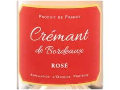 Crémant de Bordeaux AOP Rosé brut, Schaumwein