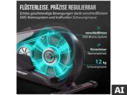 Crosstrainer Ergometer »EL 8000«, Kinomap App