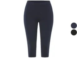 Damen Capri Leggings, mit Bio-Baumwolle