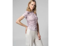 Damen Cargohose mit Satin-Effekt, beige