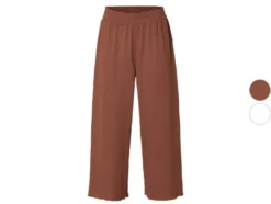 Damen Culotte in modischer Crinkle-Qualität