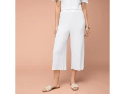 Damen Culotte in modischer Crinkle-Qualität