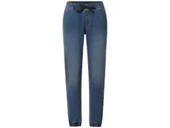 Damen Denim-Joggers, normale Leibhöhe