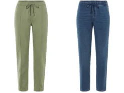 Damen Denim-Joggers, Relaxed Fit, normale Leibhöhe