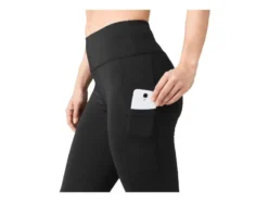 Damen Funktionscapri, hohe Leibhöhe, mit Handytasche