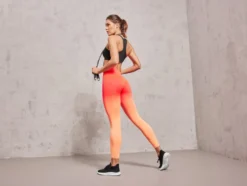Damen Funktionstights, seamless, mit Po-Push-up-Effekt