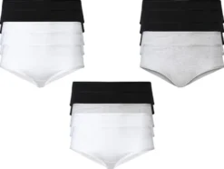 Damen Hipster, 5 Stück, mit hohem Baumwollanteil