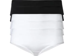 Damen Hipster, 5 Stück, mit hohem Baumwollanteil